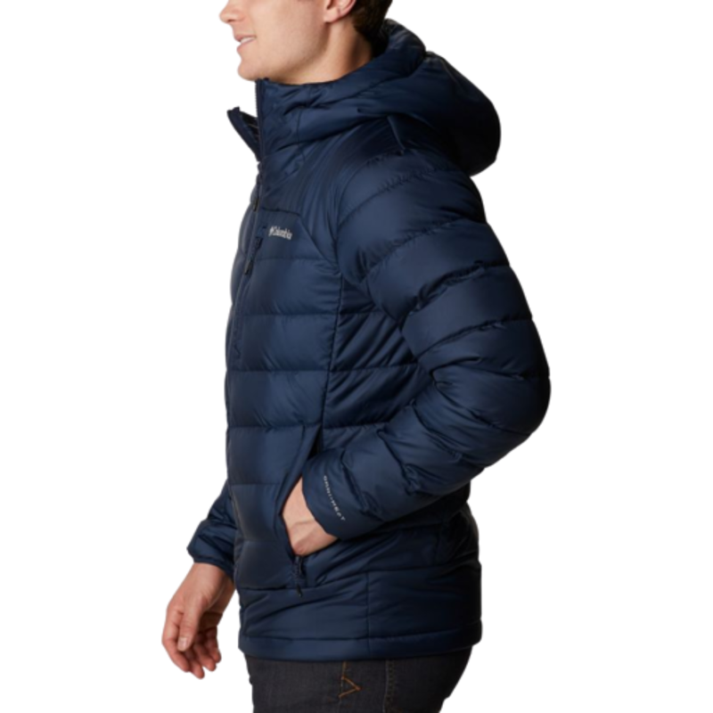 Columbia Men's Autumn Park Down Hooded Jacket - XL Collegiate Navy-2